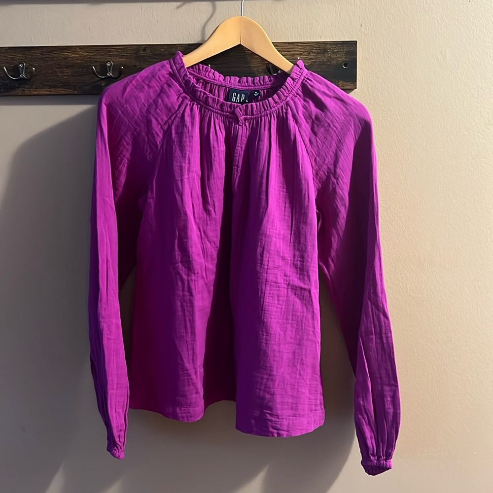 NWT Cotton Flowy Blouse